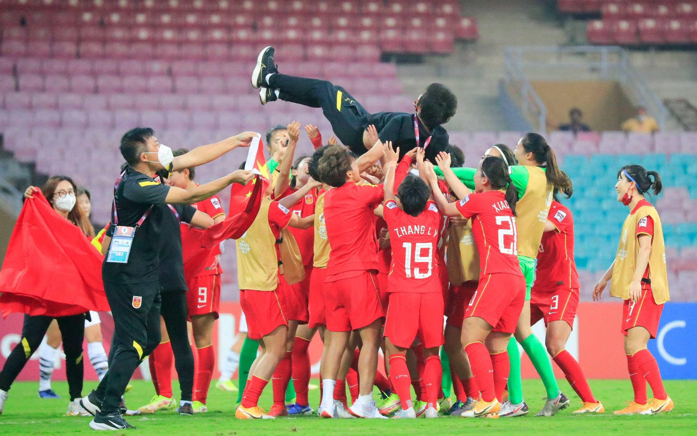 中国女足勇夺冠军，取得亚洲赛场胜利