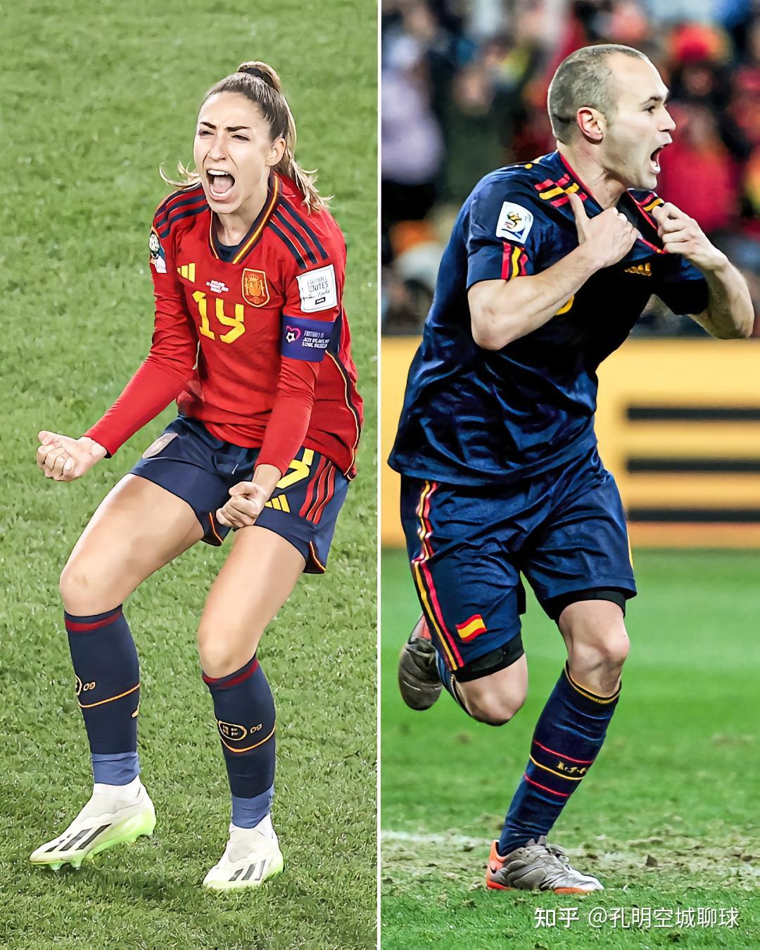 西班牙女足球员在国际比赛中表现抢眼